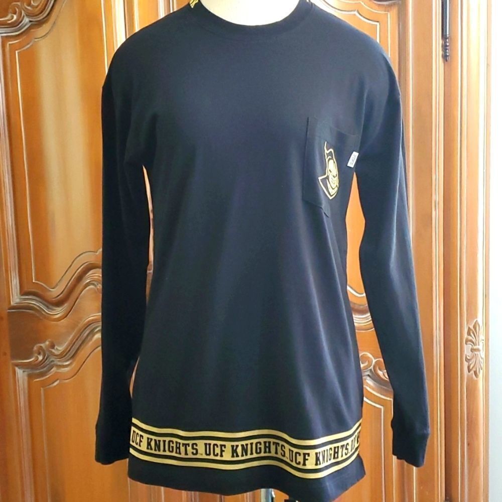 UFC KNIGHTS black shirt, long sleeves by pink Victoria Secrets. Small.